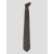 Isaia Brown Silk Tie 1