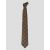 Isaia Brown Silk Tie 1