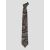 Isaia Brown Wool Silk Tie 1