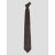 Isaia Brown Wool Silk Tie 1
