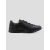 Kiton Black Leather Deer Shearling Fur Sneakers 1