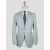 Isaia Light Blue White Wool Silk Linen Ea Blazer 1