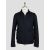Kired Blue Black Virgin Wool Cashmere Silk Coat 1