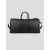 Kiton Black Leather Travel Bag 1