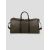 Kiton Brown Leather Travel Bag 1