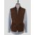 Isaia Isaia Brown Leather Suede Gilet Brown 000