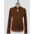 Isaia Isaia Brown Leather Suede Coat Brown 000