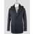 Barba Napoli Barba Napoli Dark Blue Virgin Wool Cashmere with Lapin Fur Overcoat BCY1 Dark Blue 000
