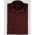 Isaia Isaia Burgundy Gray Cotton Shirt Burgundy / Gray 000