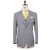 Kiton KITON Gray Cotton Blazer Gray 000