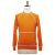 Kiton KITON Orange White Cotton Sweater Orange/White 000