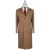 Kiton Kiton Brown Vicuna Peru Cashmere Overcoat Brown 000