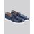 Kiton Kiton Blue Leather Crocodile Loafers Blue 000