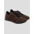Kiton Kiton Brown Leather Crocodile Leather Suede Sneakers Brown 000