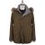 Kiton Kiton Pl Cotton With Raccoon Fur Coat Green 000