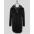 Kiton Kiton Black Vicuna Perù Overcoat Black 000
