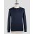 Malo Malo Blue Navy Cotton Sweater Crewneck Blue Navy 000